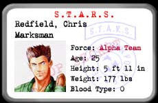 Chris Redfield Card